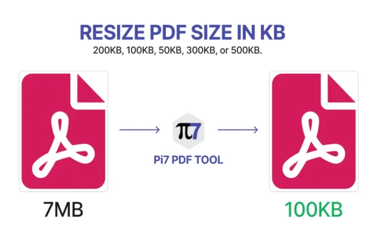 Effortlessly Resize PDFs in KB with Pi7 PDF Tool